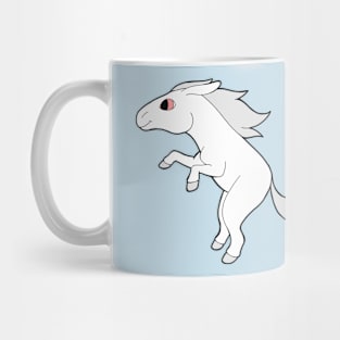 Albino Horse Mug